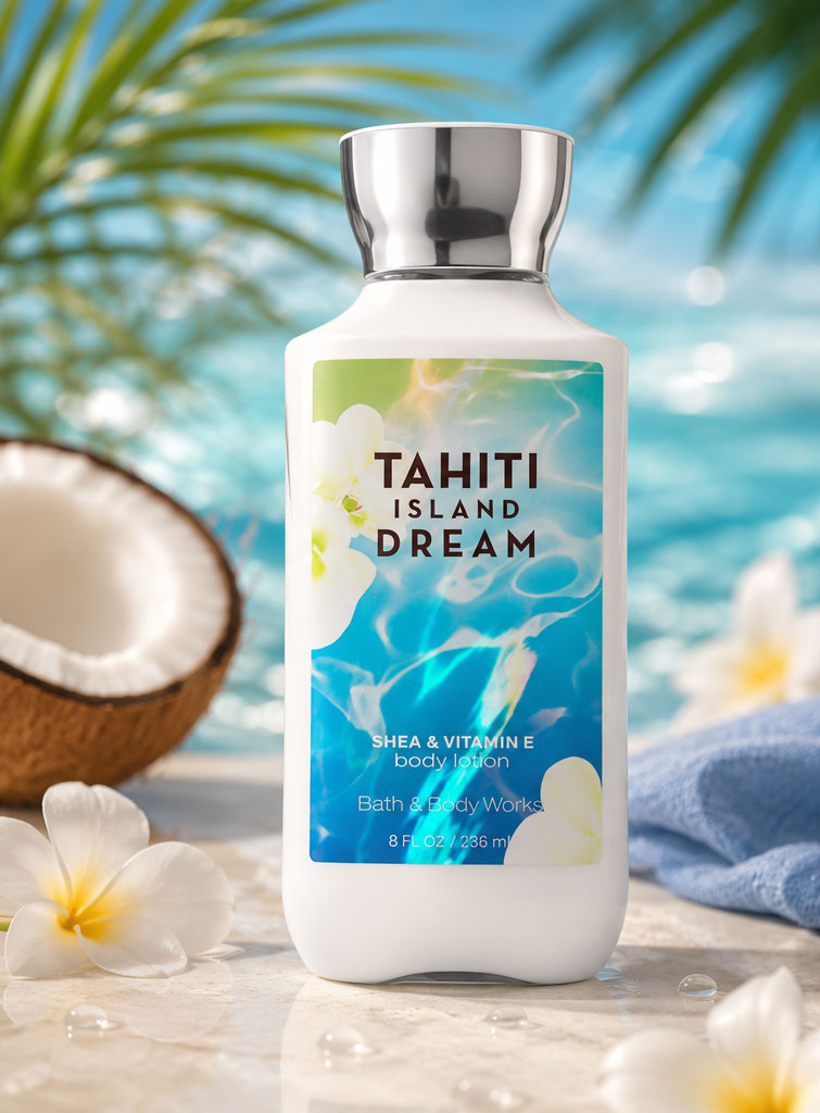 لوسیون بدن بس اند بادی ورکز Tahiti Island Dream
